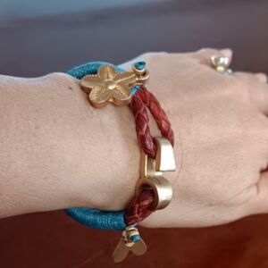 Pulccino  Gold and Blue Women's Bracelet
